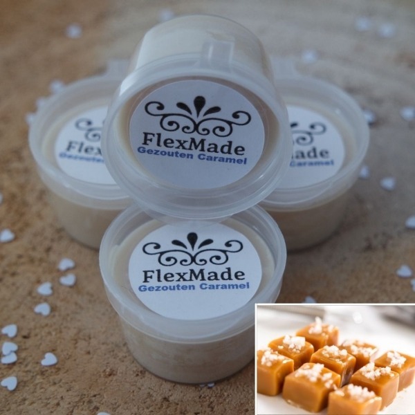 FlexMade Waxmelt geur Gezouten caramel sojawax handmade
