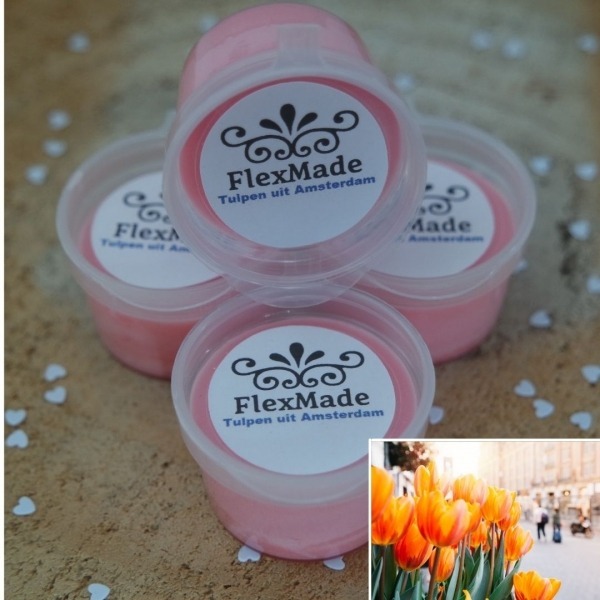 FlexMade Waxmelt geur Tulpen uit Amsterdam sojawax handmade