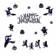 FlexMade raamfolie happy halloween kids heks