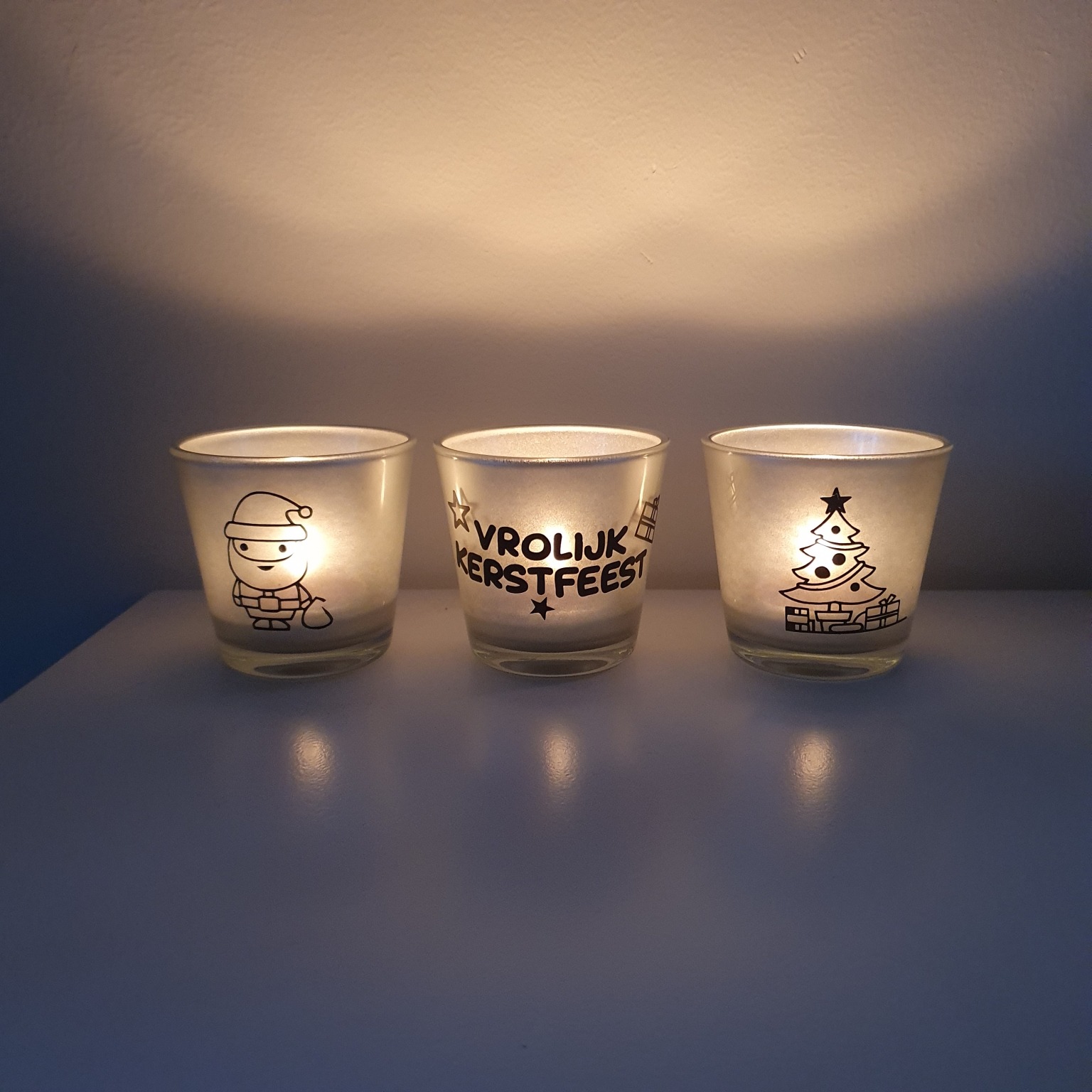 Kerst Theelichtjes set Homedeco Flexmade