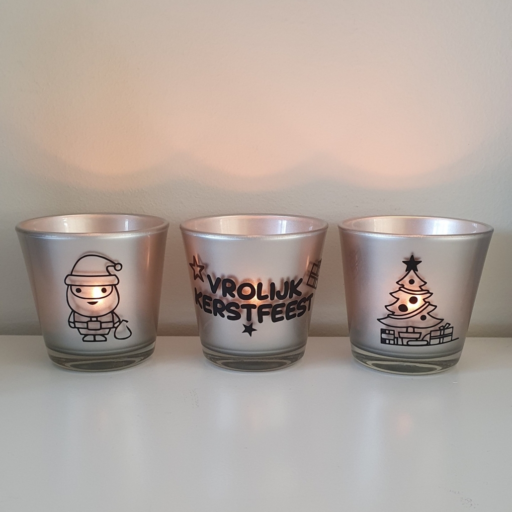 Kerst Theelichtjes set Homedeco Flexmade