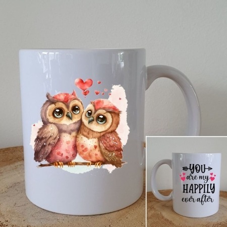 FlexMade Valentijn uilen beker owls in love (2)
