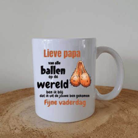 Beker Vaderdag van alle ballen